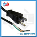 UL approved stripped USA standard AC power supply cord for monitor